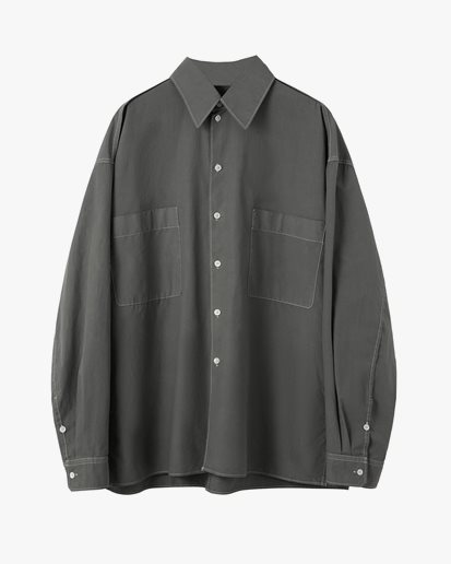 Lemaire Boxy Shirt Grey