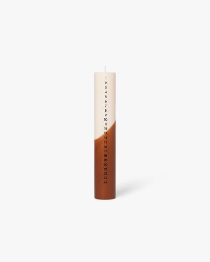 Ferm Living Advent Calender Candle Amber