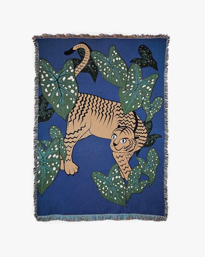 Atelier Yuchi Tiger Ren Woven Blanket