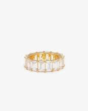 Izabel Display Colorful Ring Chunky White Gold