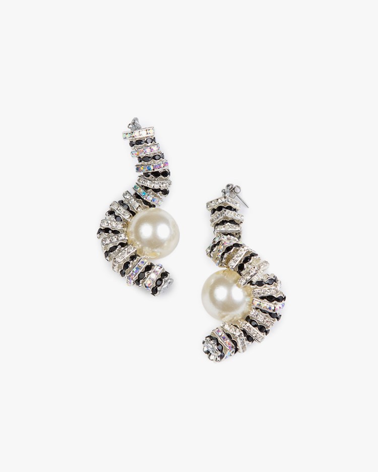 Pearl Octopuss.Y The Kobra Earrings Silver