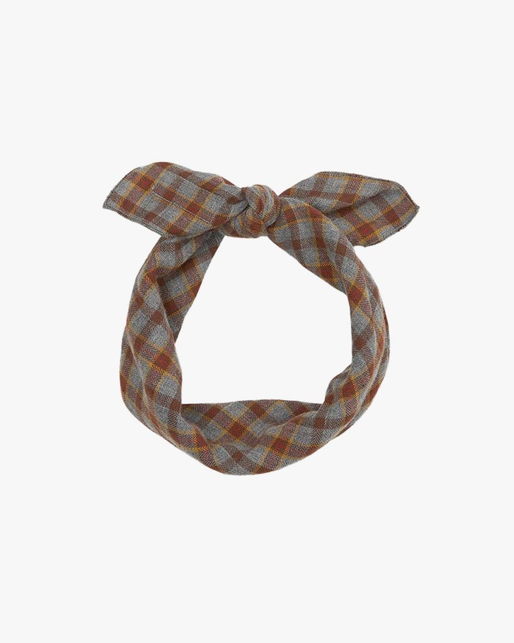 Lalaby Eddie Scarf Grey Check