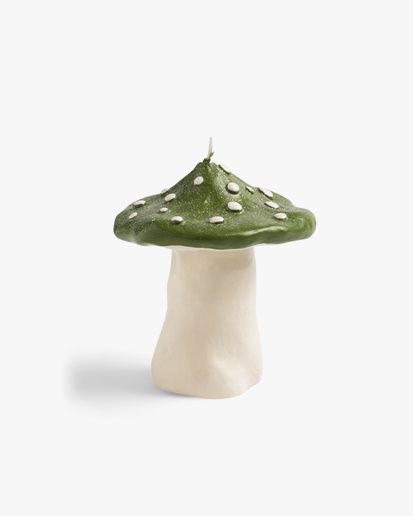&Klevering Mushroom Candle Green