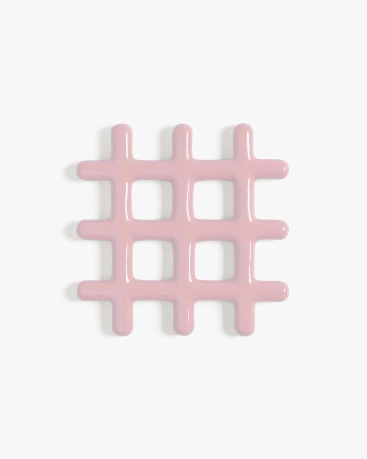 &Klevering Trivet Grid Pink