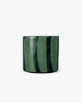 Calore Curve Candle Holder Green