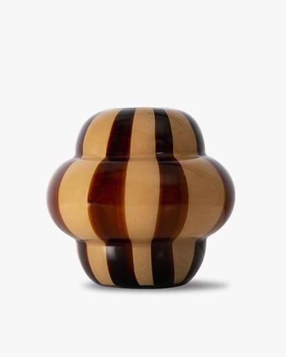 Byon Curlie Vase Brown/Beige