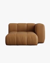 Layered Cecco Lounge Right Leather Brandy