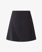 House Of Dagmar Contrast Wool Skirt Black