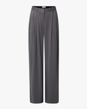 House of Dagmar Wide Suit Pant Charcoal