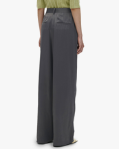 House of Dagmar Wide Suit Pant Charcoal