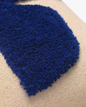 Ferm Living Lay Cushion Cover Rectangular Sand/Bright Blue
