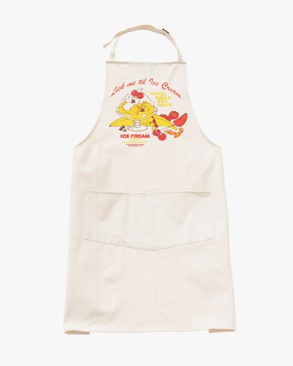 Carne Bollente Thinking About You Apron Beige