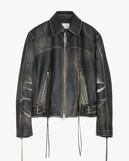 EYTYS Flux Leather Jacket Vintage Black