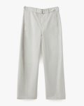 Lemaire Twisted Belted Pants Denim Snow Grey