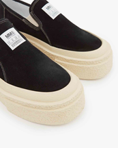 Mm6 Maison Margiela Platform Slip-On Sneakers Black