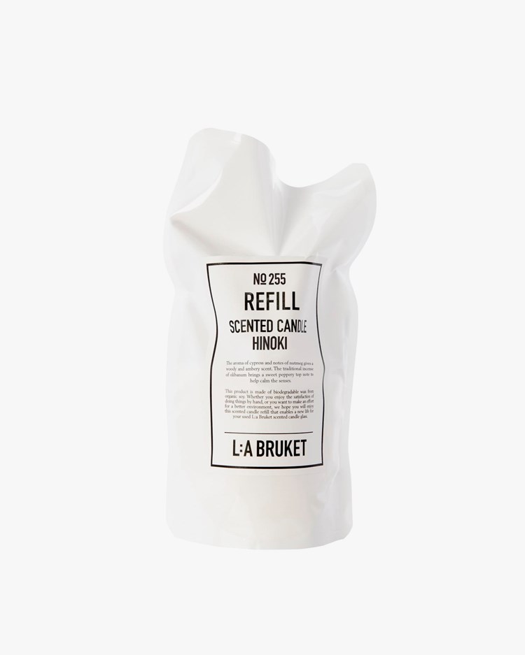 L:a Bruket 255 Refill Scented Candle Hinoki