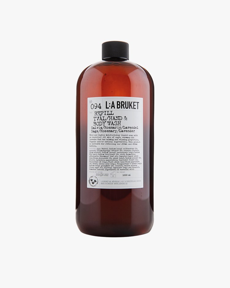 L:a Bruket 094 Refill Hand & Body Wash Sage/Rosemary/Lavender