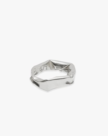 Kultur 5 Buckled Ring Silver