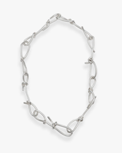 Kultur 5 Rope Necklace Silver