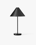 New Works Brolly Portable Table Lamp Steel Black
