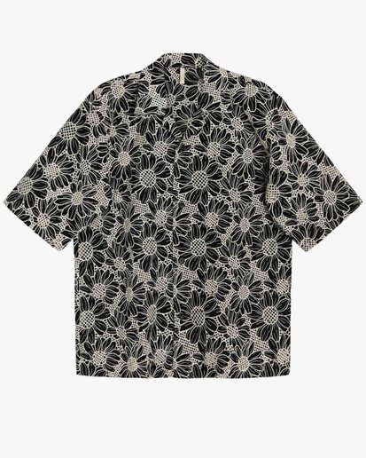 Sunflower Cayo Short Sleeve Shirt Black