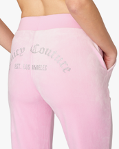 Juicy Couture Arched Diamante Del Ray Pants Begonia Pink