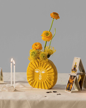 Doiy Sun Vase Yellow
