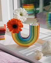 Rainbow Vase Multicolor