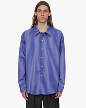 Mfpen Executive Shirt Blue Stripe