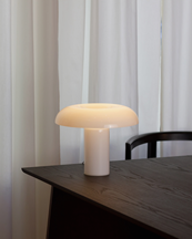 Matias Moellenbach Glass Lamp White