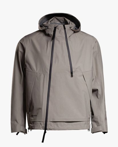 Norse Projects Stand Collar Gore-Tex 3L Shell Jacket Mid Khaki