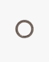 Izabel Display Colorful Ring Black Silver