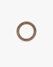 Izabel Display Colorful Ring Brown Gold