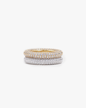 Izabel Display Colorful Ring White Silver