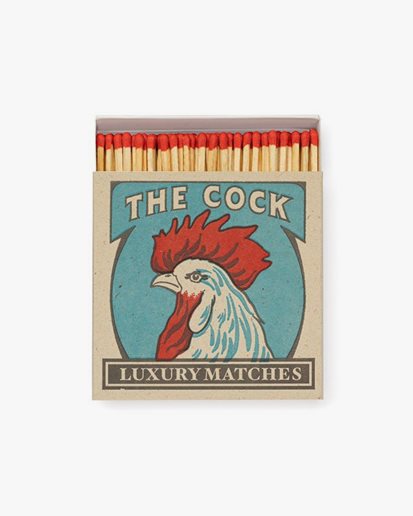 Archivist The Cock Match Box