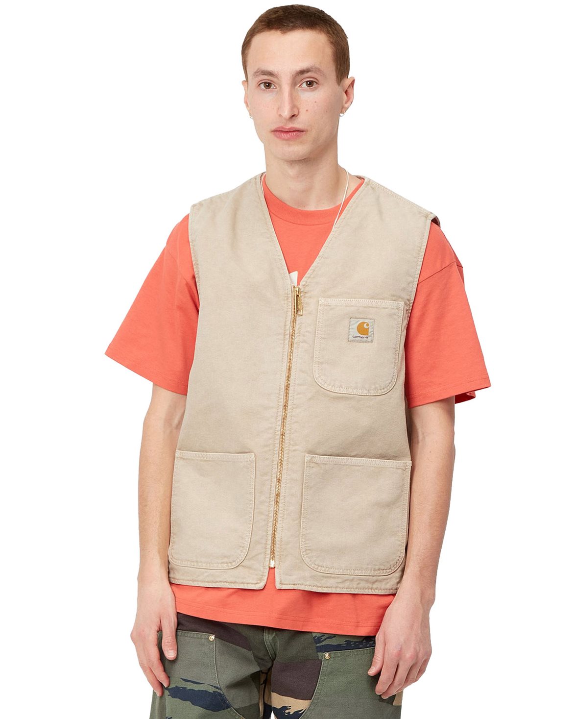 carhartt wip ベストArbor Vest Dusty H Brown | ovale.eu