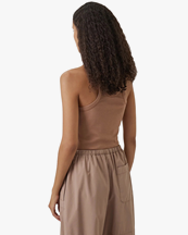 Lemaire Rib Tank Top Raw Umber