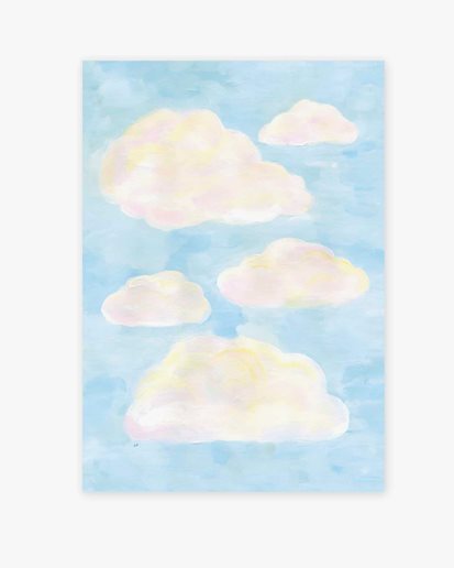 Wall Of Art Cotton Candy By Hanna Peterson