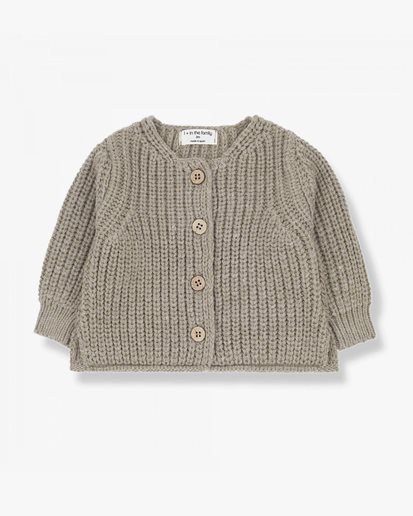 1+ In The Family Delphine Cardigan Taupe