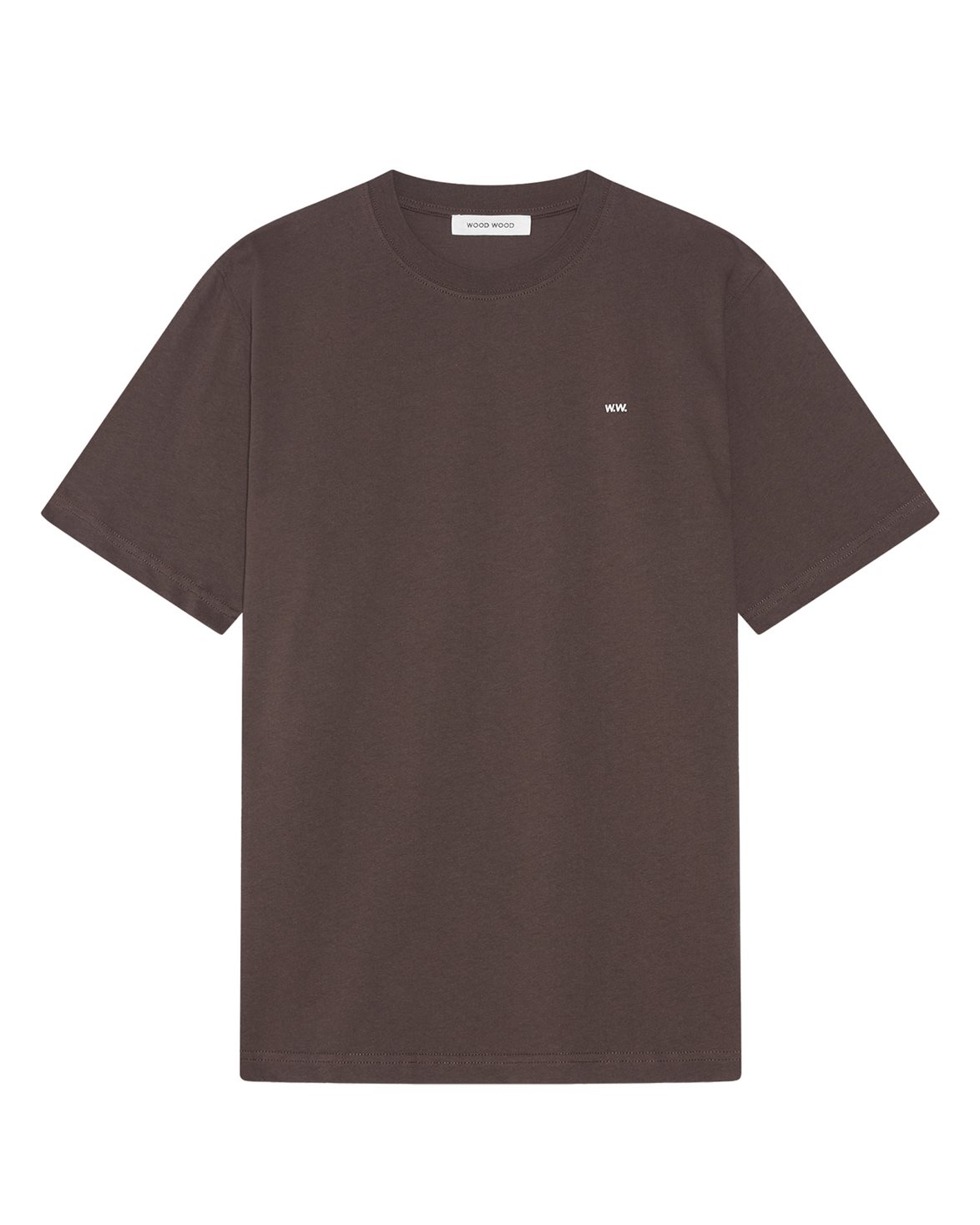 Wood Wood Essential Sami Classic T-Shirt Dark Brown - Vallgatan 12