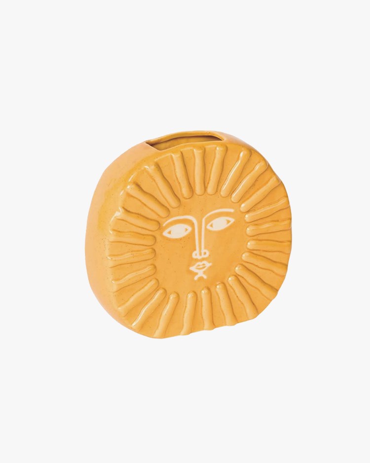 Doiy Sun Vase Yellow