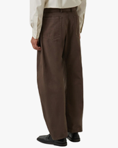 Lemaire Twisted Belted Pants Dark Brown