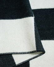 Gotain Merino Wool Blanket Black/White
