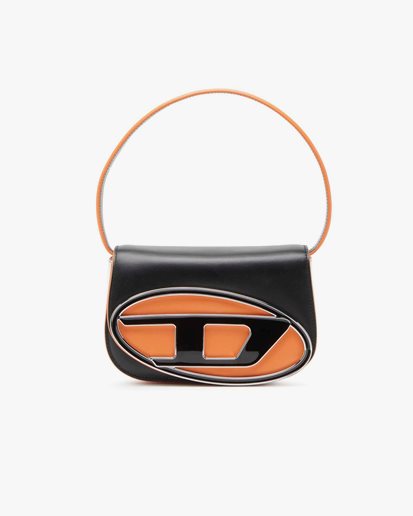 Diesel 1Dr Shoulder Bag Black/Orange