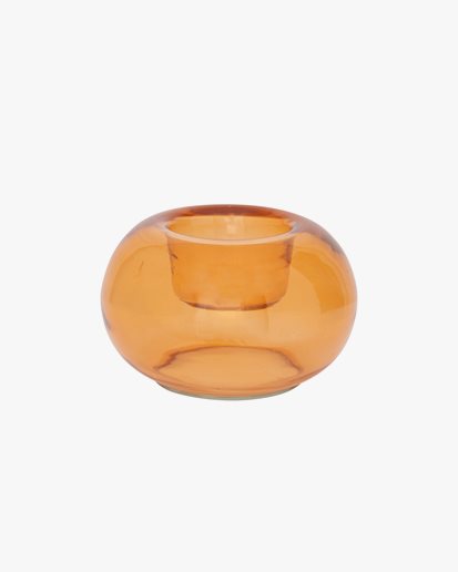Bubble Tealight Holder Apricot
