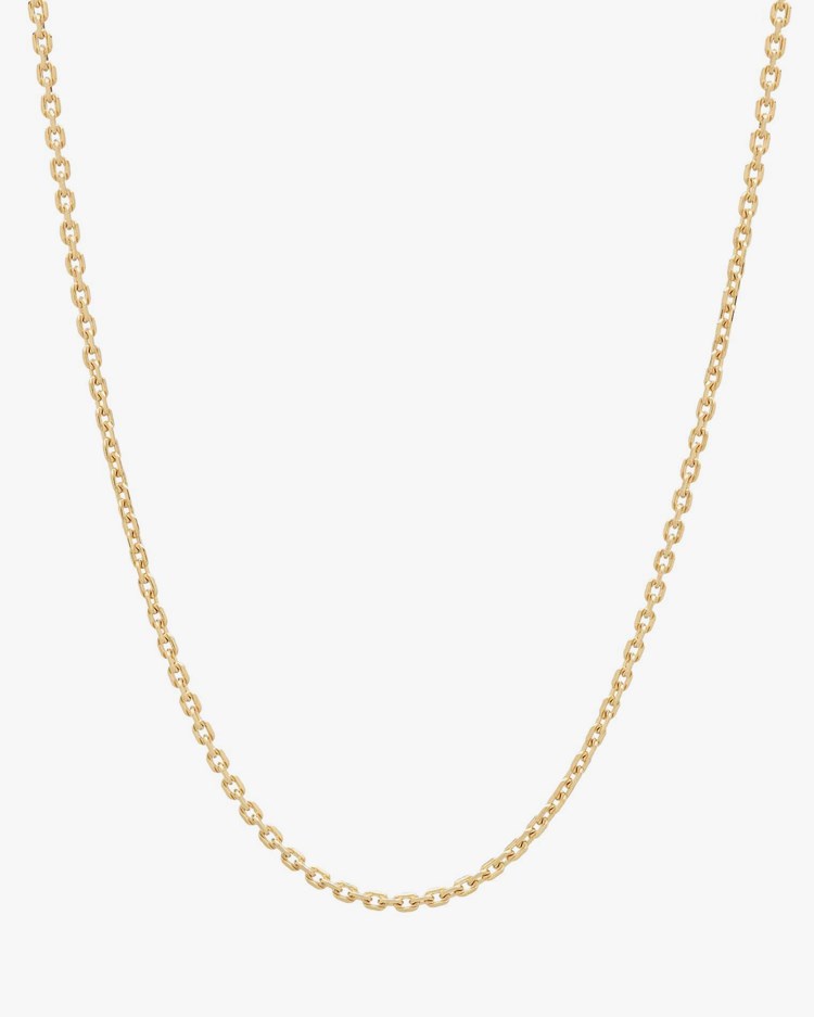 Tom Wood Anker Chain Necklace Gold