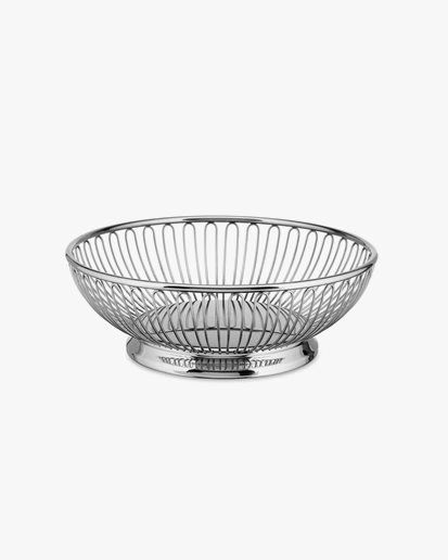 Alessi Round Wire Basket Stainless Steel