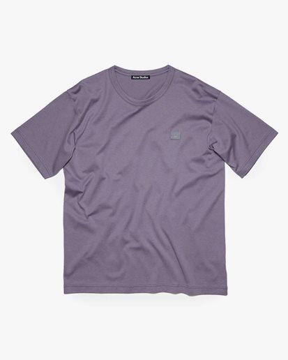 Acne Studios Face Crew Neck T-Shirt Faded Purple