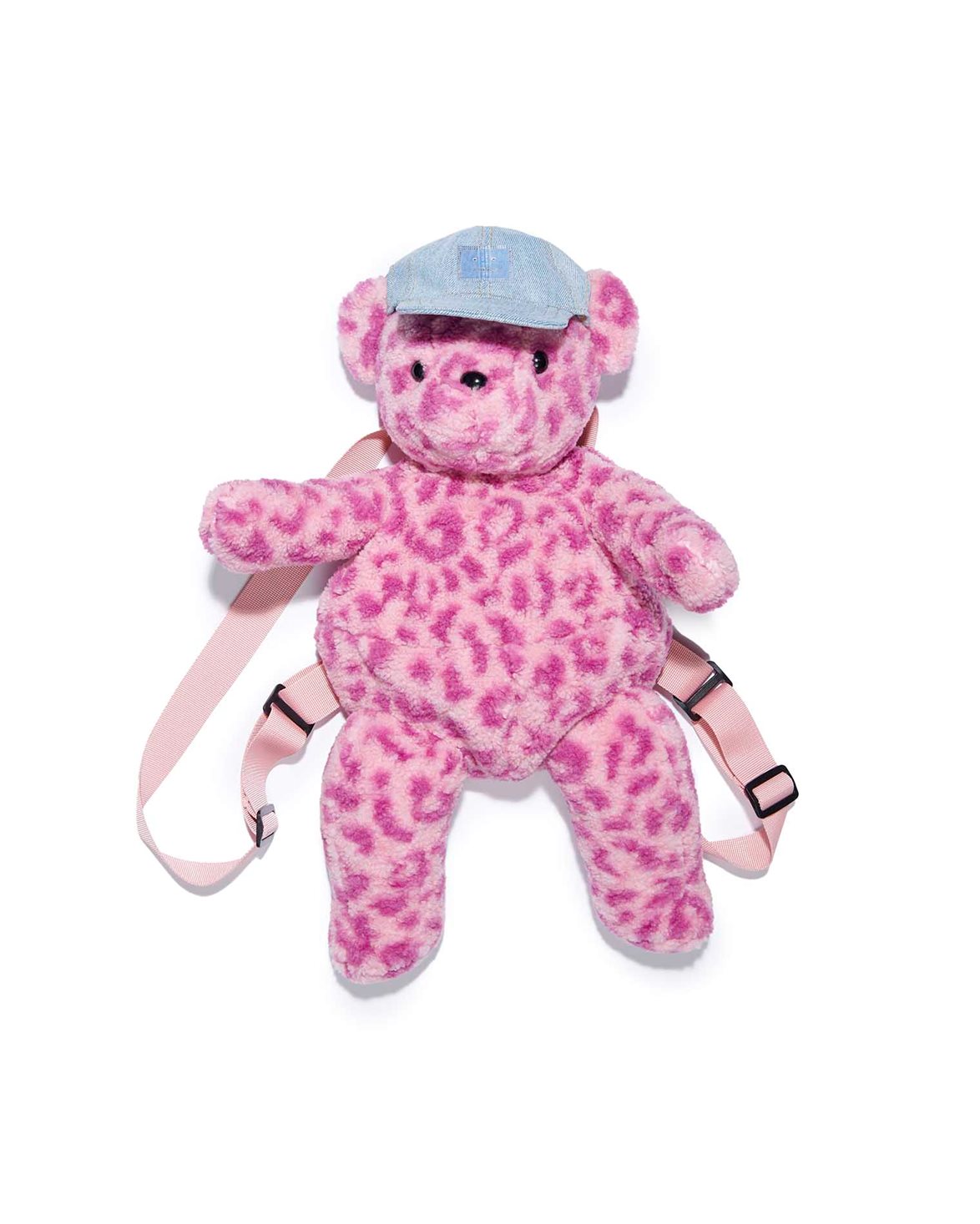 Acne Studios Arfust Teddy Bear Backpack in Pink