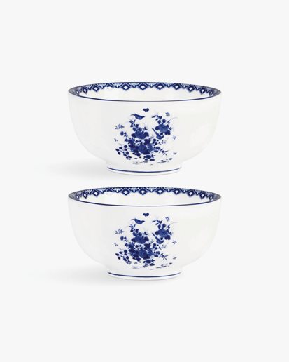 &Klevering Bowl Delftware Set Of 2 Blue